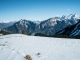 Vue sur le Plateau de Solaison et les Bornes (21 février 2016)