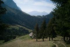 Le Col de l'Aulp est visible derrière nous (10 septembre 2020)