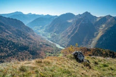 Vue sur le Lac du Jotty depuis la Pointe de Tréchauffé (15 octobre 2017)