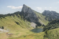Lac d'Arvouin sous le Linleu (18 août 2019)