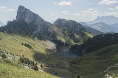 Lac d'Arvouin sous le Linleu (18 août 2019)