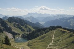 Lac d'Arvouin et Dents du Midi en arrière plan (18 août 2019)