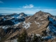 Vue sur la Haute-Pointe, la Pointe de Chavasse et la Pointe de Chalune (27 décembre 2015)