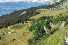 Vue depuis sentier de la Chorde (29 août 2021)