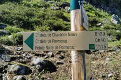 Suivre la direction de la Pointe Noire de Pormenaz (29 août 2021)