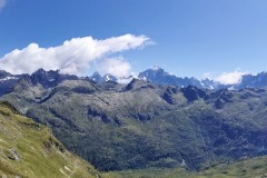 Panorama sur le massif du Mont-Blanc (29 août 2021)