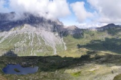 Panorama sur les Fiz et le lac de Pormenaz (29 août 2021)