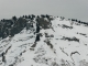 Praz Vechin vu depuis le Col de l'Arpettaz (5 janvier 2019)