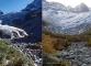 Glacier du Trient : 1978 et 2009 (merci à Noël Cramer pour les clichés !)