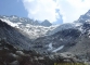 Photo réalisée en Avril 2007 : le glacier est visible, mais pour combien de temps ?