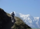 Sentier face au Mont Blanc