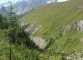 Redescente avec le Mont Blanc en toile de fond (22 juillet 2005)