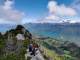 Vue depuis le sommet sur le Mont Blanc, les Aravis, et bon nombre de sommets de Savoie (23 mai 2021)