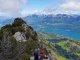 Vue depuis le sommet sur le Mont Blanc, les Aravis, et bon nombre de sommets de Savoie (23 mai 2021)