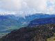 Vue depuis le sommet sur le Mont Blanc, les Aravis, et bon nombre de sommets de Savoie (23 mai 2021)