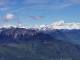 Vue depuis le sommet sur le Mont Blanc, les Aravis, et bon nombre de sommets de Savoie (23 mai 2021)