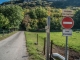 Départ du sentier au Chemin du Château d'Etrembières (13 octobre 2017)