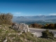 Vue sur le Môle, le Massif du Mont-Blanc et des Bornes depuis la table d'orientation du Salève (13 octobre 2017)