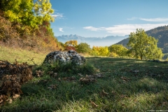 Panorama sur les Bornes au-dessus de Monnetier (13 octobre 2017)