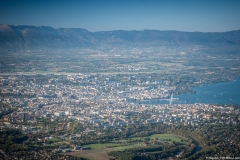 Vue sur Genève et le Léman (13 octobre 2017)