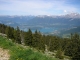 Vue sur le Lac d'Annecy depuis le sommet du Semnoz (5 juin 2014)