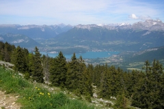 Vue sur le Lac d'Annecy depuis le sommet du Semnoz (5 juin 2014)