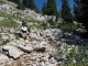 Passages rocheux à la sortie de la forêt (9 septembre 2010)