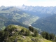 Le sommet permet d'observer toutes les combes des Aravis (9 septembre 2010)