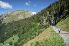 Vue sur la Pointe de la Chavache (26 aout 2018)