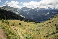 Vue sur la Pointe de Chésery et la Pointe de Vorlaz (26 aout 2018)