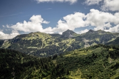 Vue sur les sommets du Chablais (26 aout 2018)