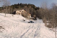 Arrivée aux chalets des Chavonnes (25 décembre 2019)