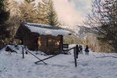 Petit chalet non loin du Col de la Frête (25 décembre 2019)