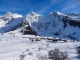 Les Confins devant la Roche Perfia, le Mont Rachais et la Roualle (31 décembre 2013)