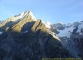 Lever de soleil sur les Grandes Jorasses (25 août 2004)