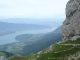 Lac d'Annecy depuis le sentier de la Tournette