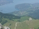 Lac d'Annecy depuis le sentier de la Tournette