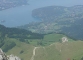 Lac d'Annecy depuis le sentier de la Tournette
