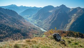 Vue sur le Lac du Jotty depuis la Pointe de Tréchauffé (15 octobre 2017)