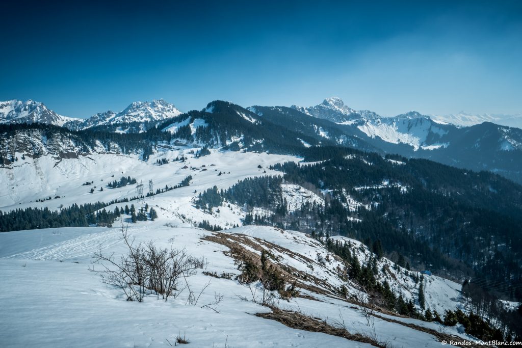 Vue depuis la Pointe des Jottis