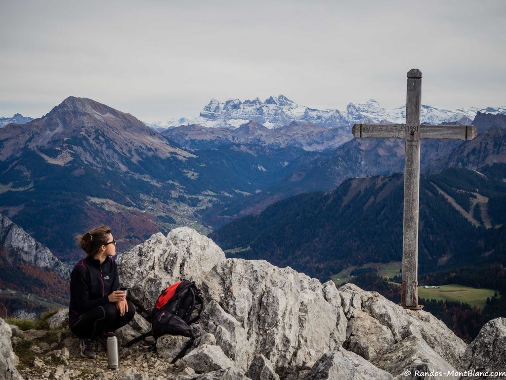 Arrivée au sommet du Mont Ouzon