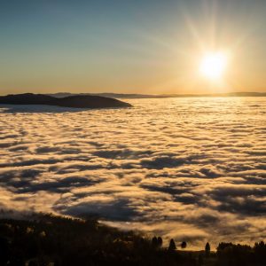 Mer de nuages depuis les Voirons