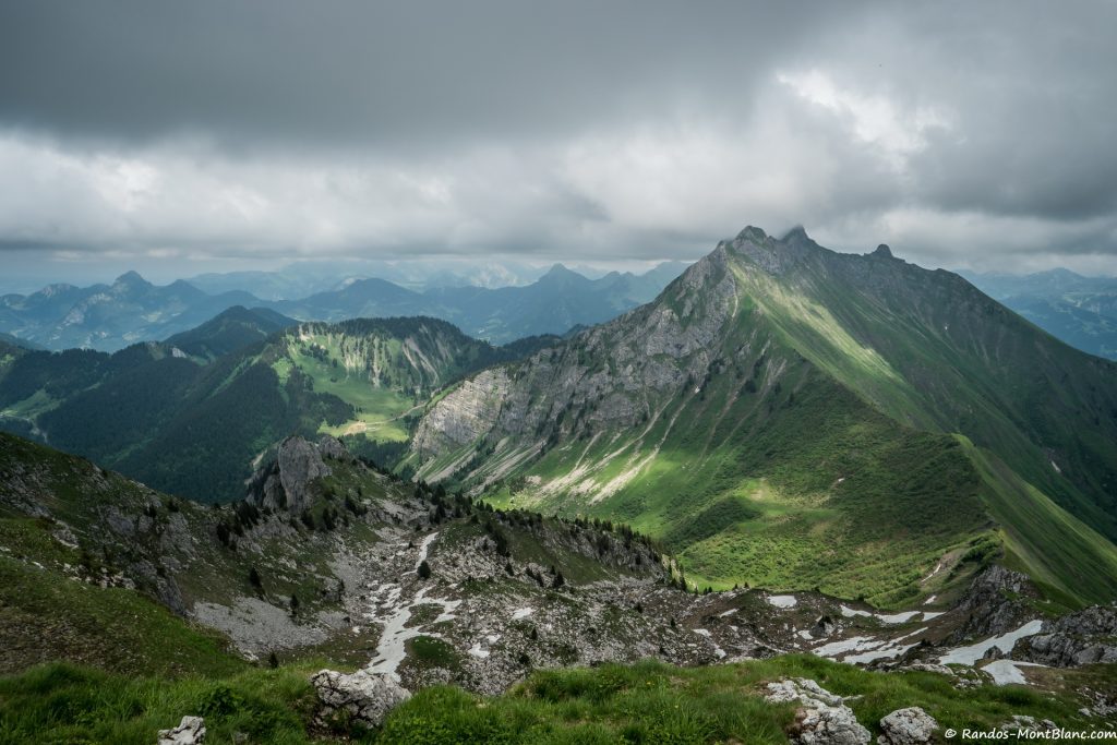 Panorama depuis la Pointe de Chalune