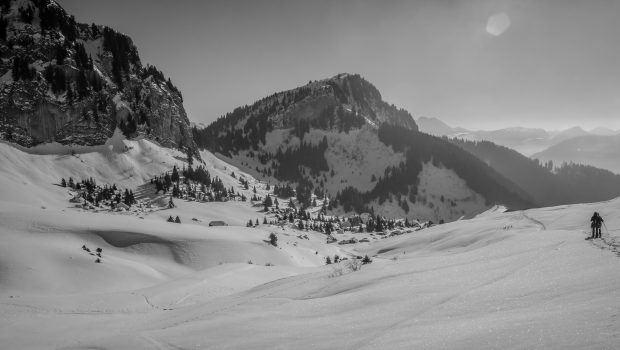 Descente de la Crête des Rasses