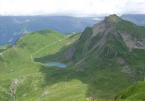 Lac Vert depuis la Pointe de Chésery