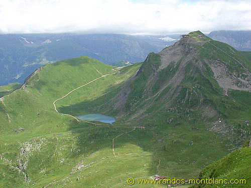 Lac Vert depuis la Pointe de Chésery
