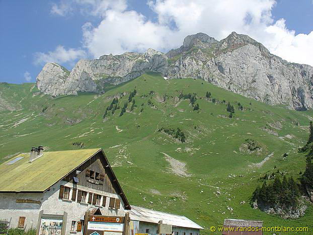 Cornettes de Bise depuis le Chalet