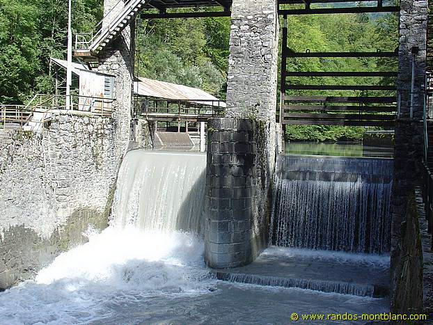 Barrage EDF après le Pont du Diable