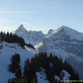 Pointe Percée depuis le Col de Pierre Carrée