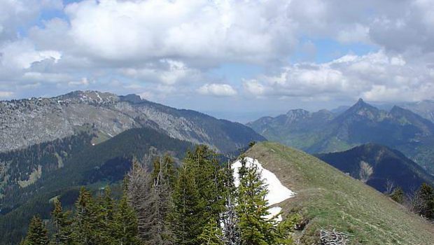 Depuis le sommet de la Pointe de la Gay